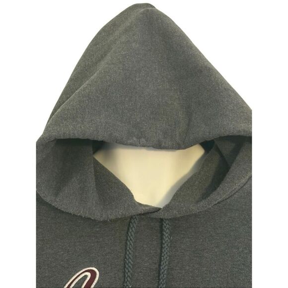 Aggies Vintage Hoodie Blue Grey Thick Heavy Quality XL Casual Athleisure Pullove - Picture 5 of 6